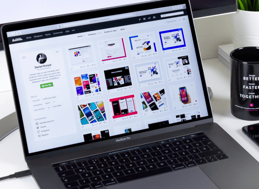 Logo design iphone mockup