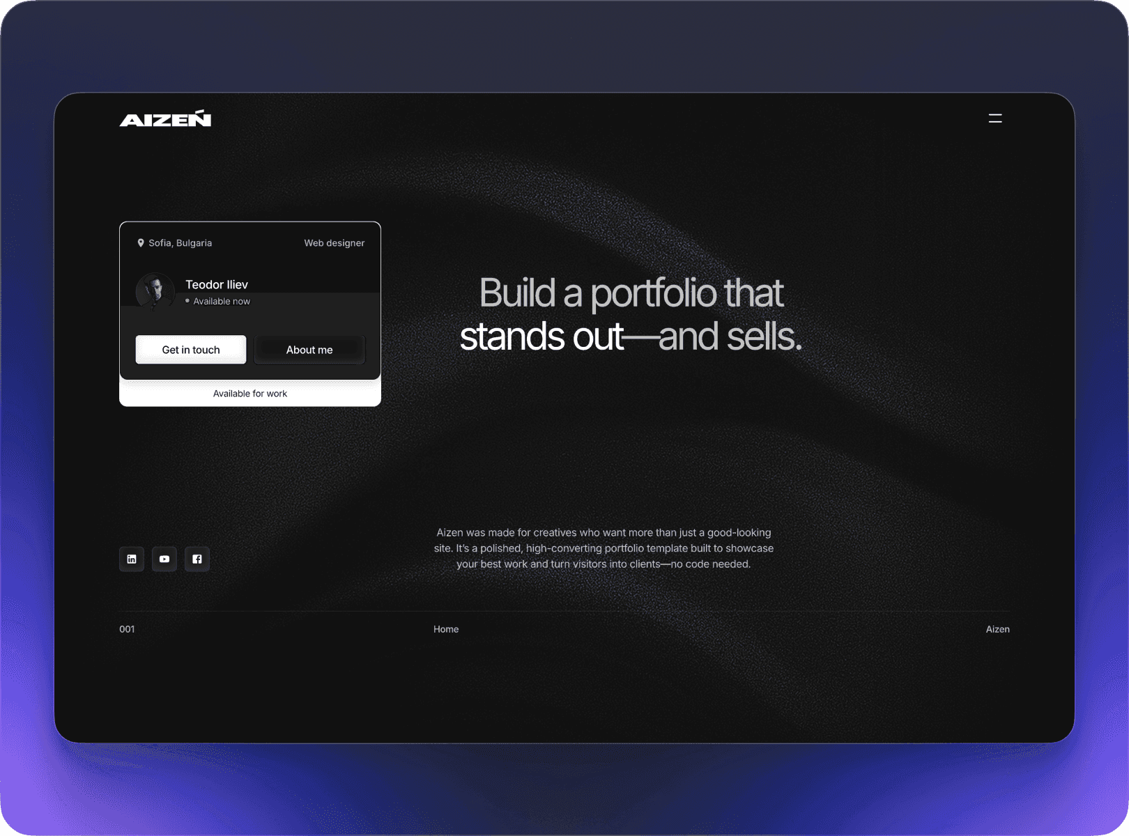 Aizen resume template