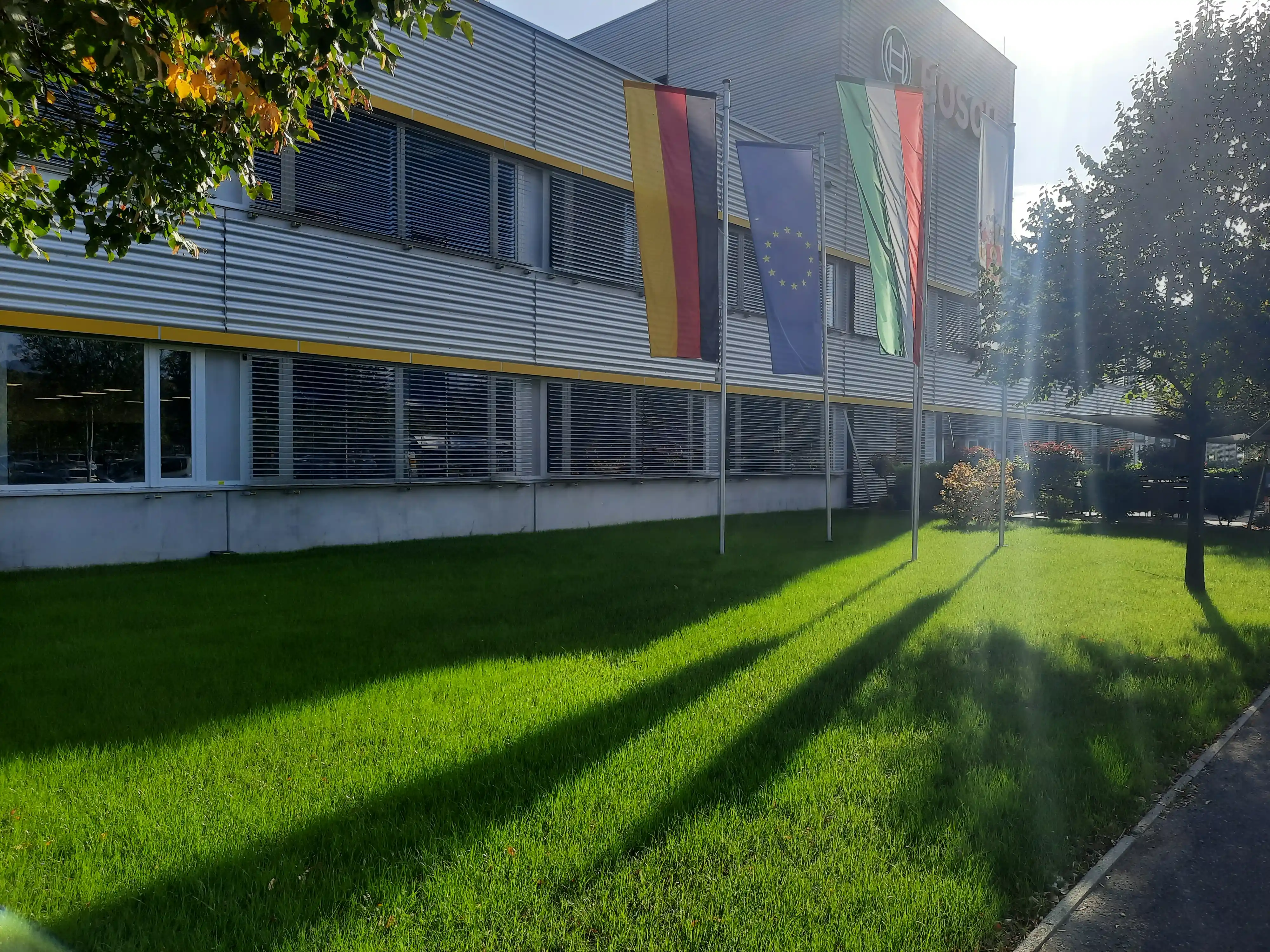 Céges kertkialakítás