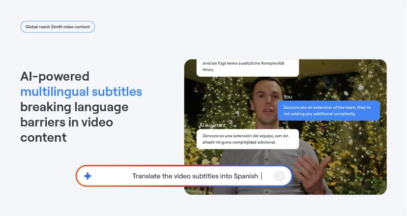 ZenAI - Audio Extraction, Subtitle Generation and Translation.