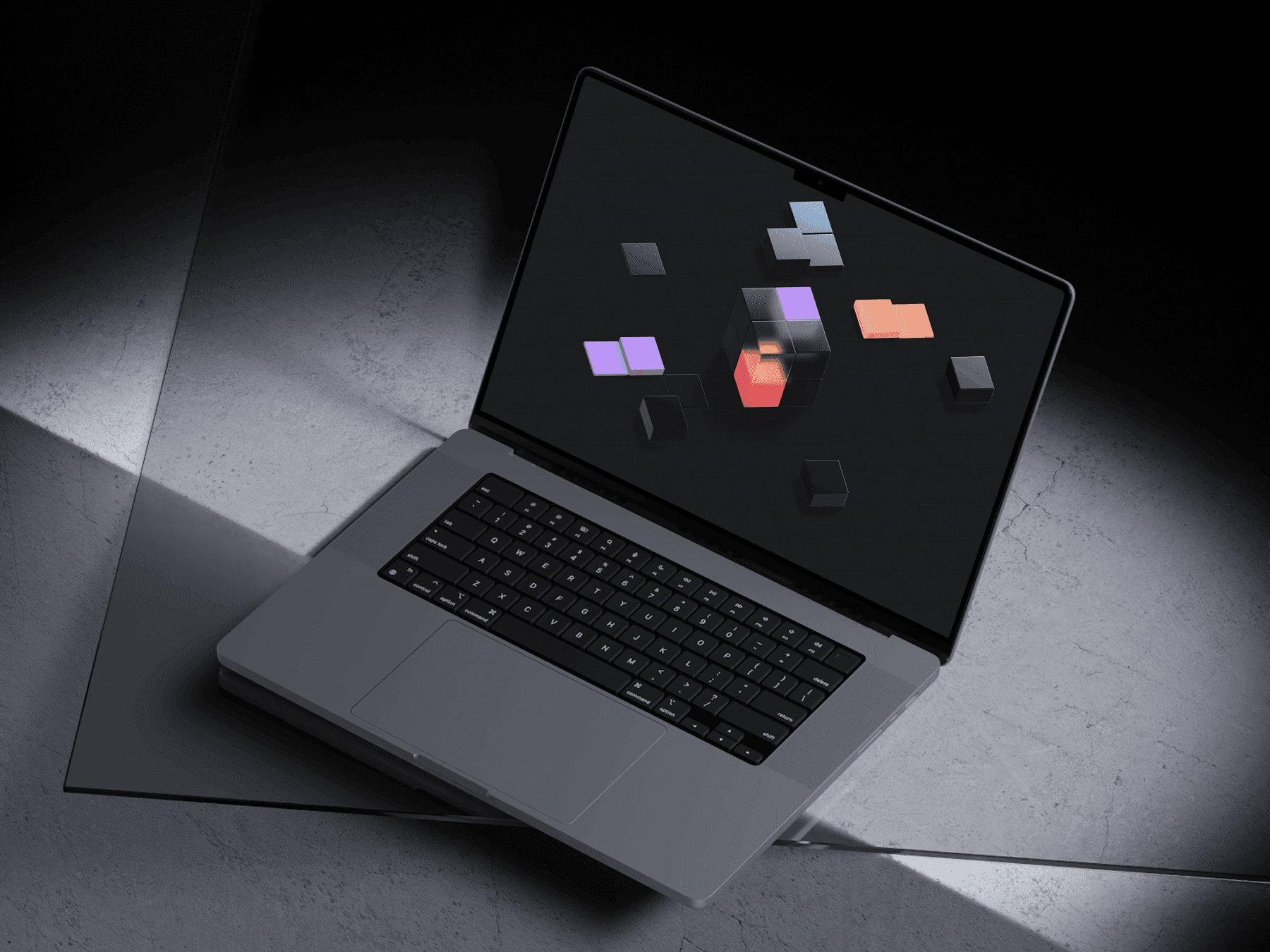 Website Mockup on Laptop