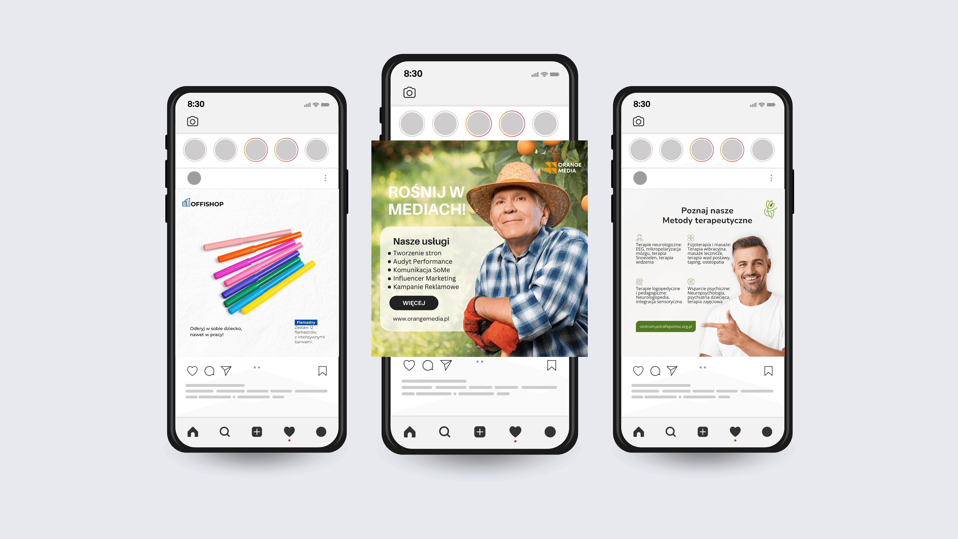 3 mobile screens for a job portanl app