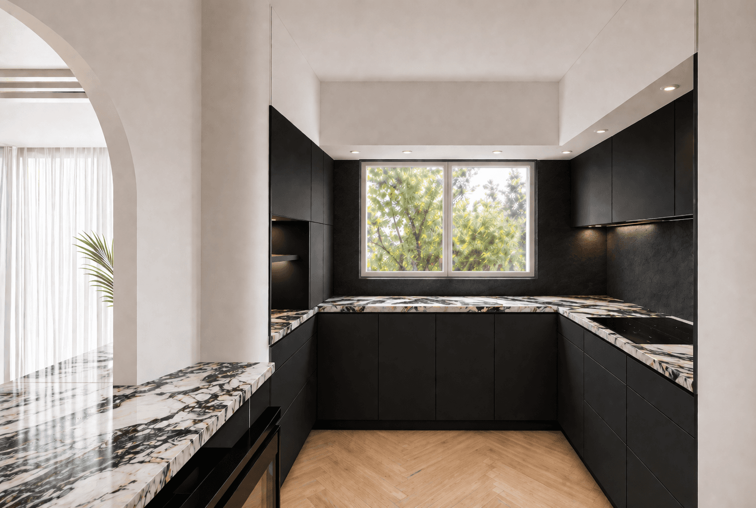 Melani Court integrated kitchen