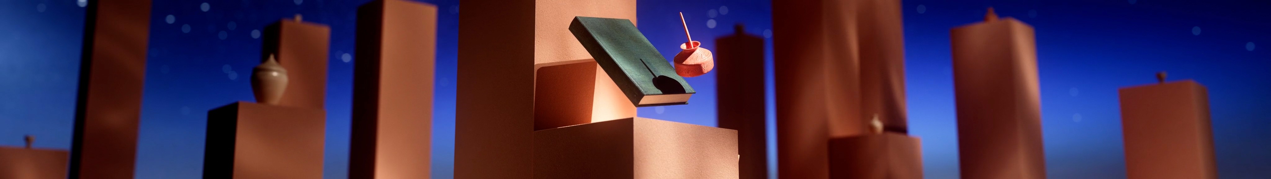 3D model of a notebook and 