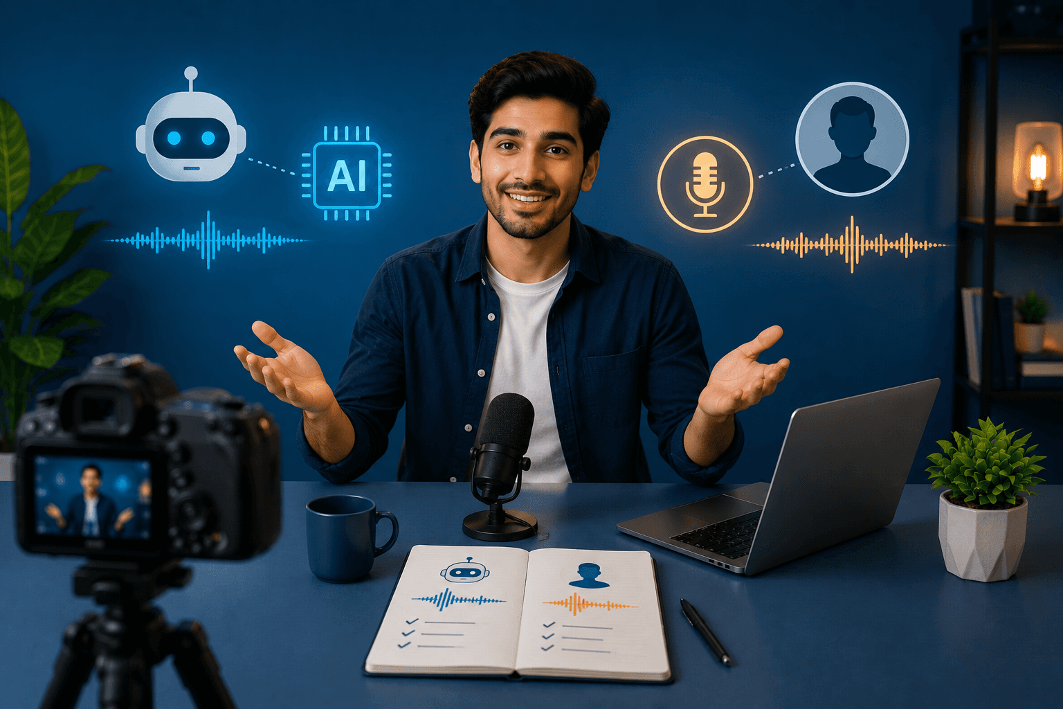ai voice and human voice