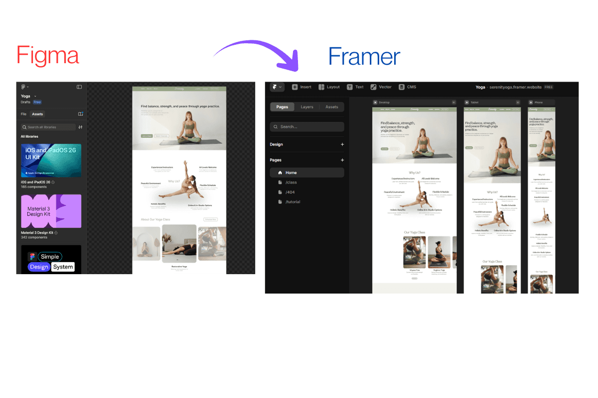 A MacBook with lines of code on its screen on a busy desk