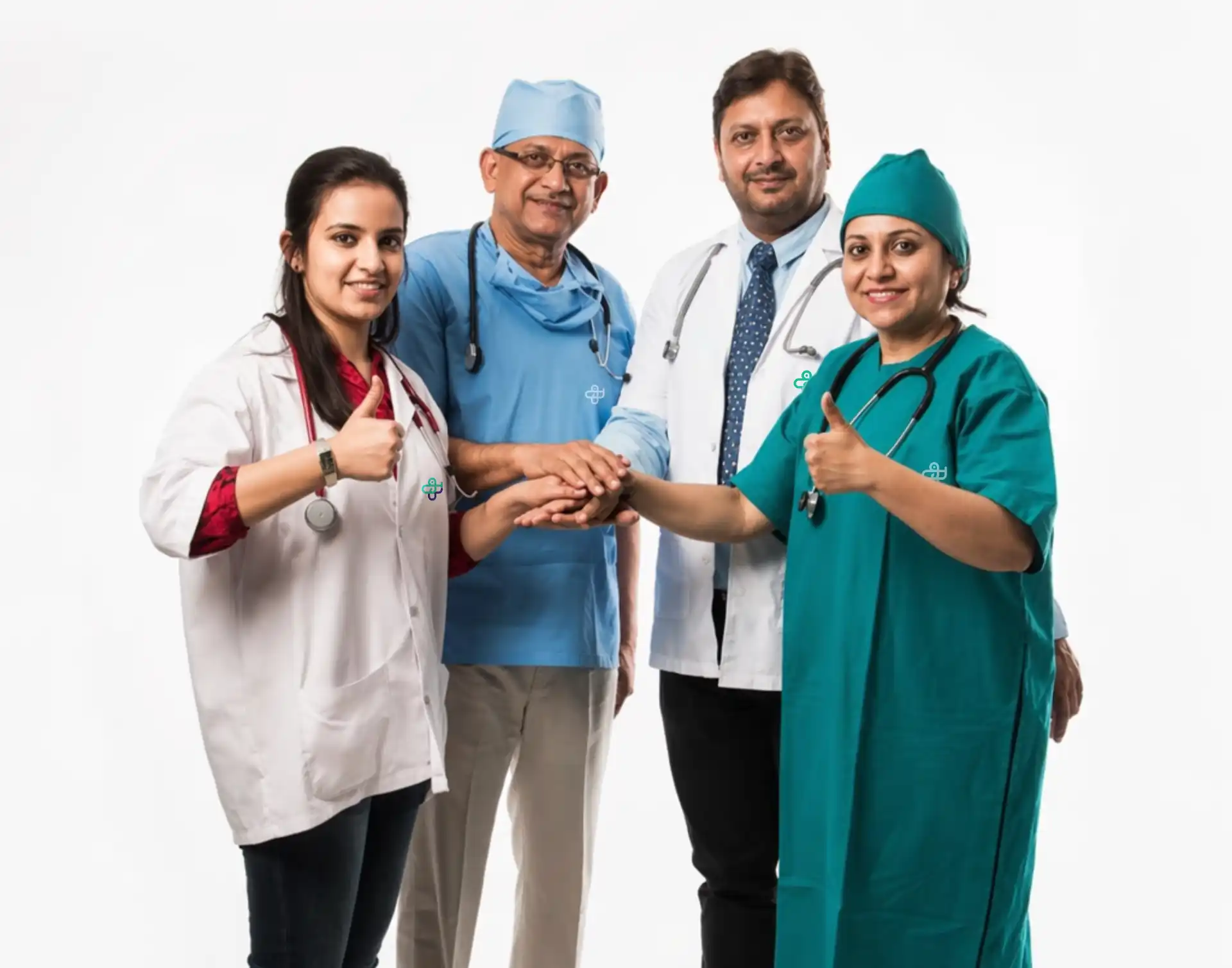 Surgeon explaining procedure to patient during consultation