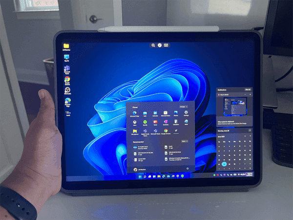 Using DeskIn to Control Windows from iPad