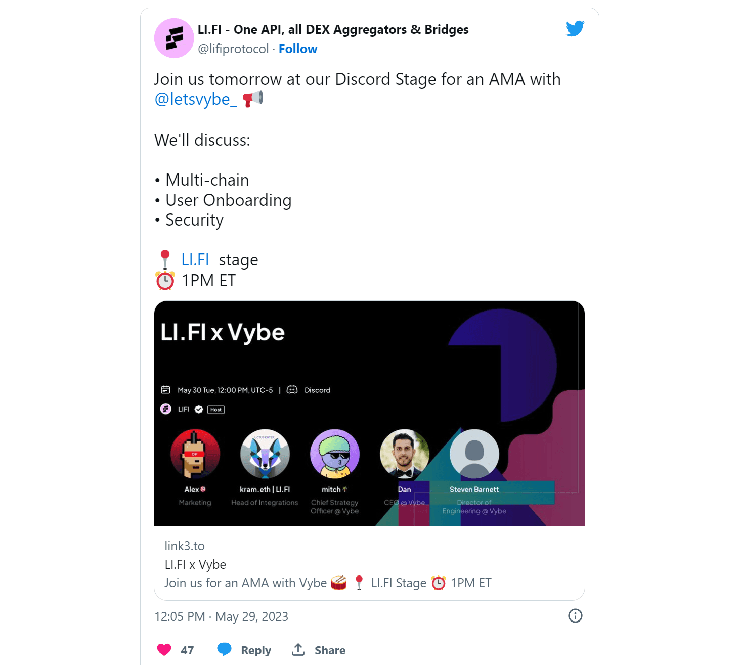 LI.FI x VYBE