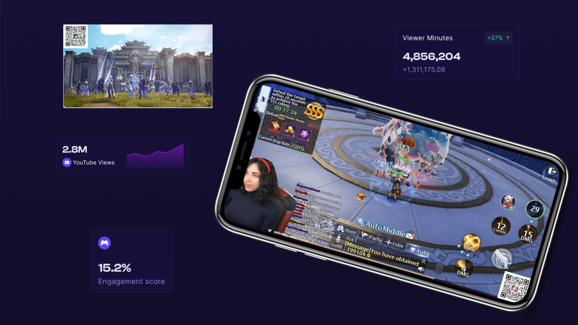 A photo describing collaborations with Supercell and Scopely