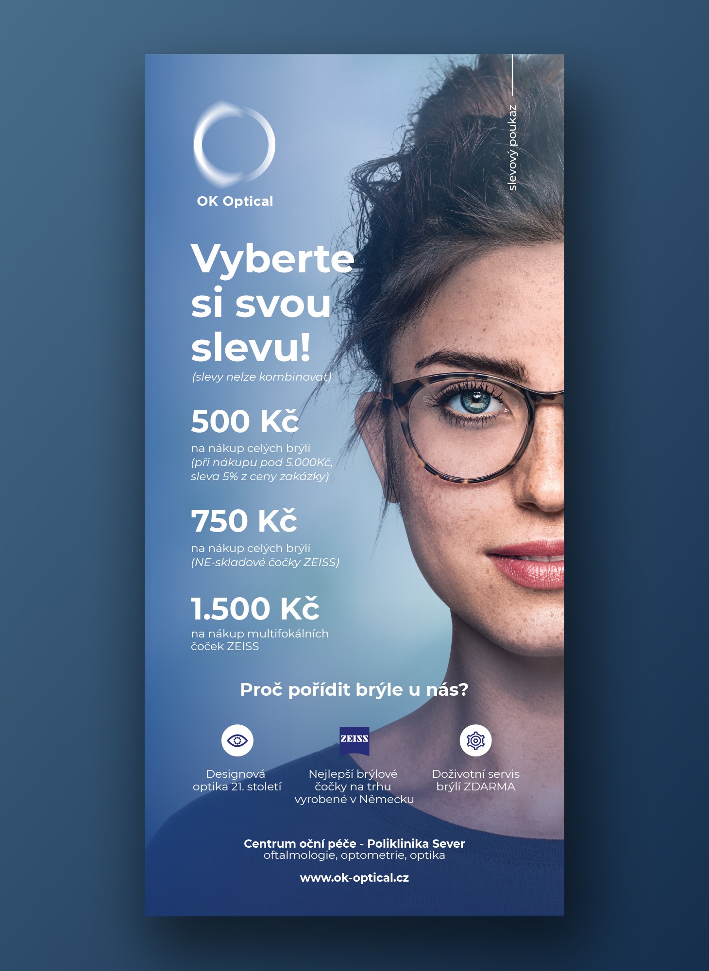 Brand identity pro OK Optical – vizuál 5