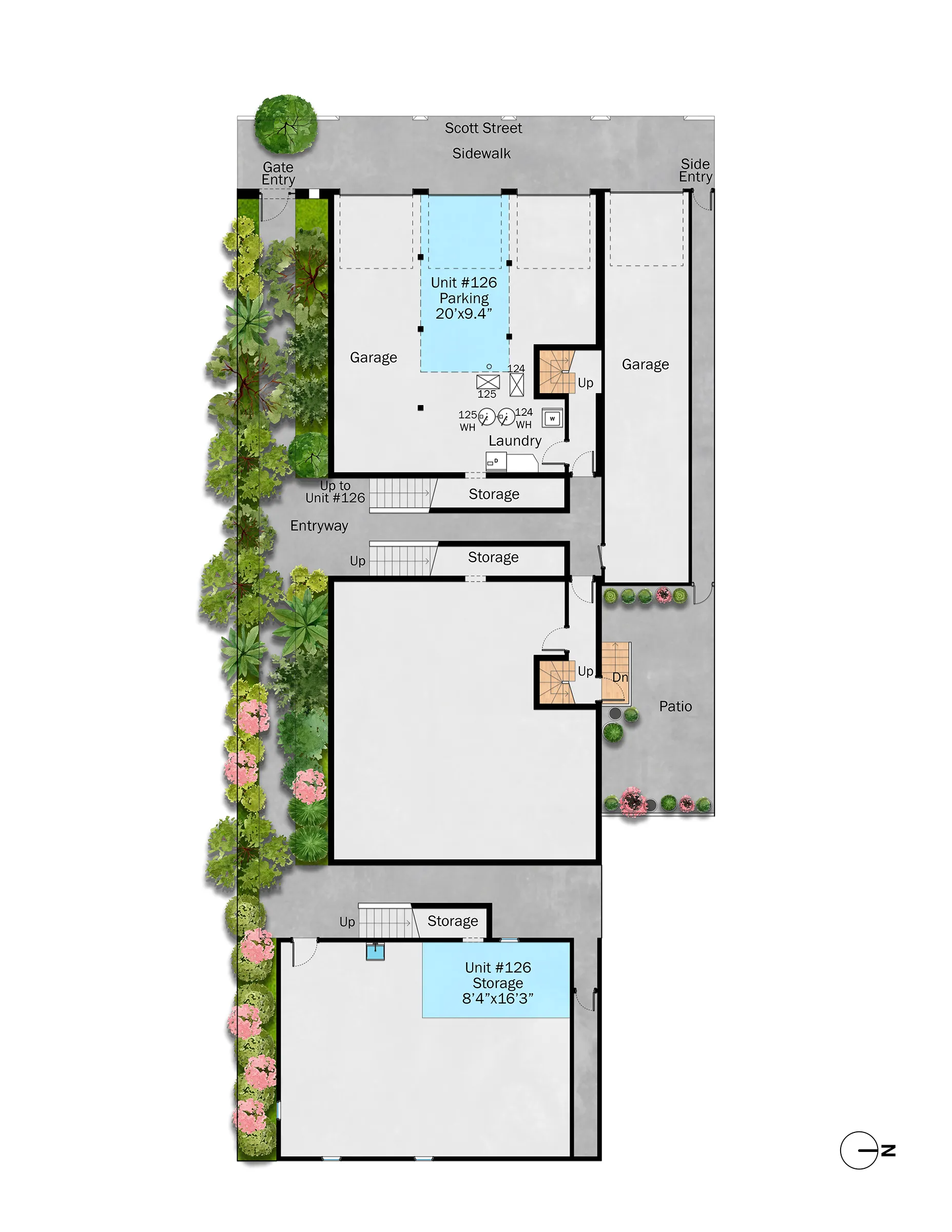 Scott Street Site and Floor Plans