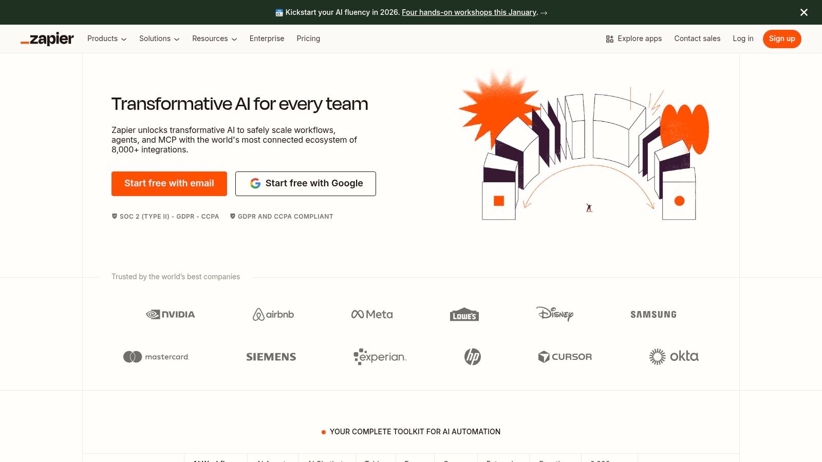 Zapier — AI + automation platform