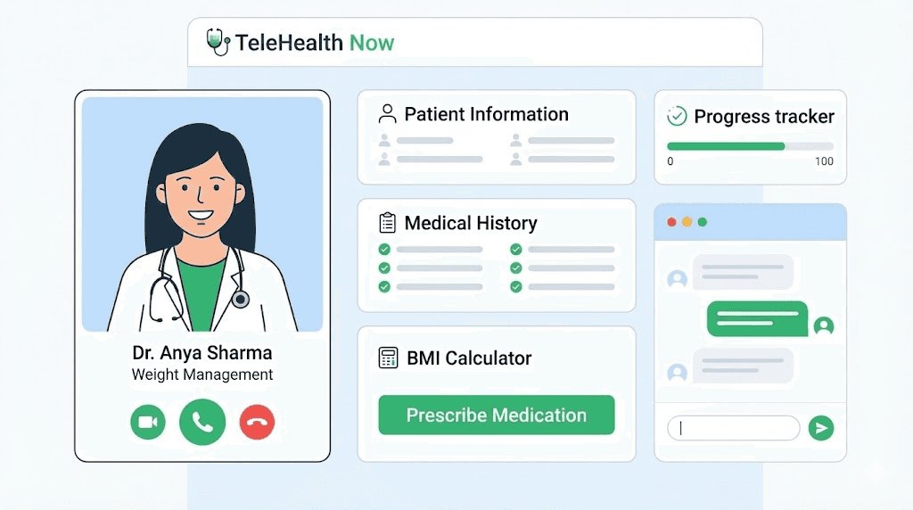 Orderly Meds tirzepatide telehealth consultation process overview