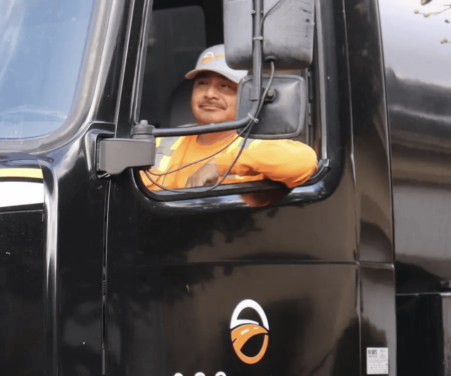 Ochoa Striping Services truck driver