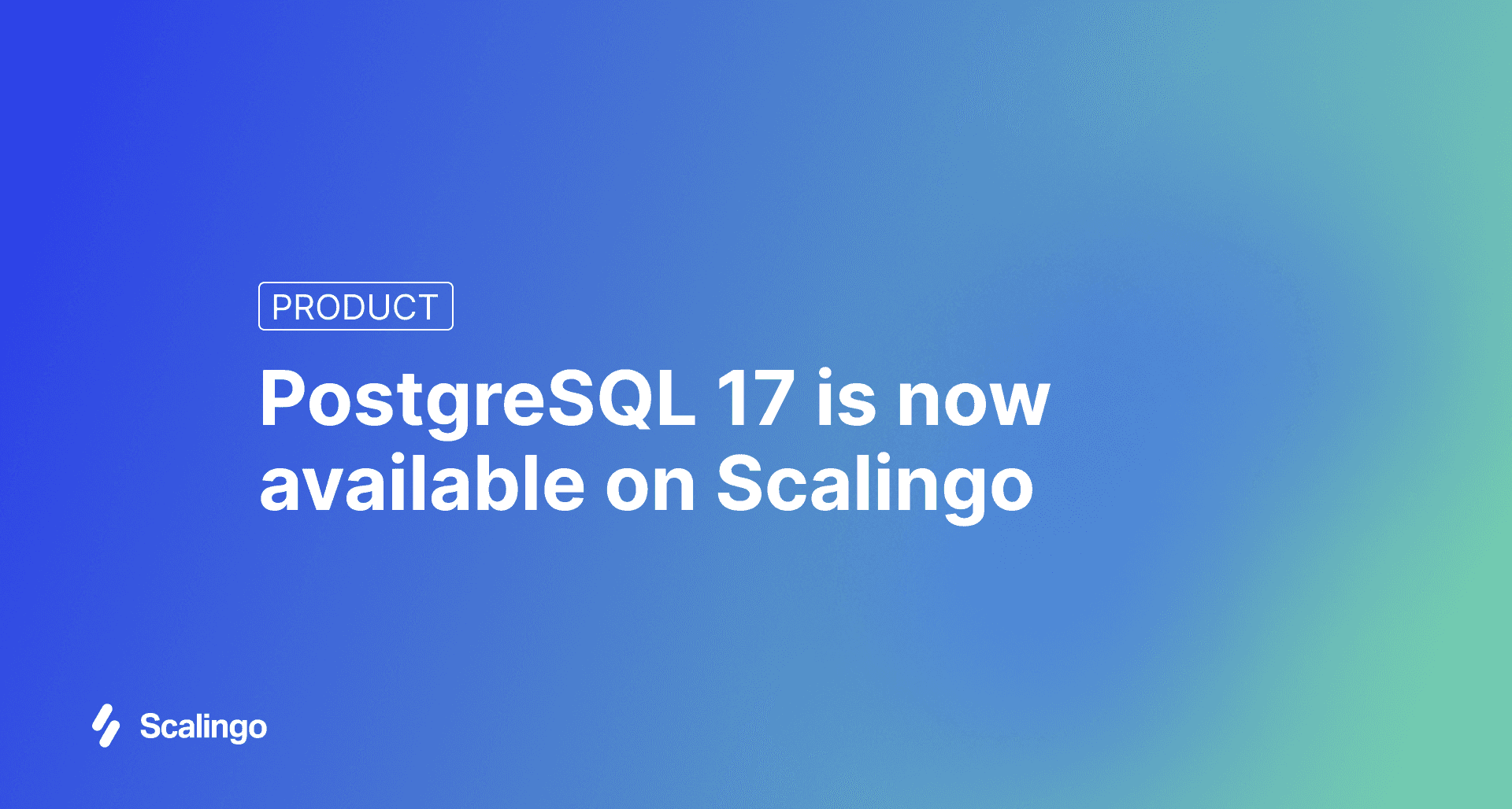 PostgreSQL 17 is now available on Scalingo
