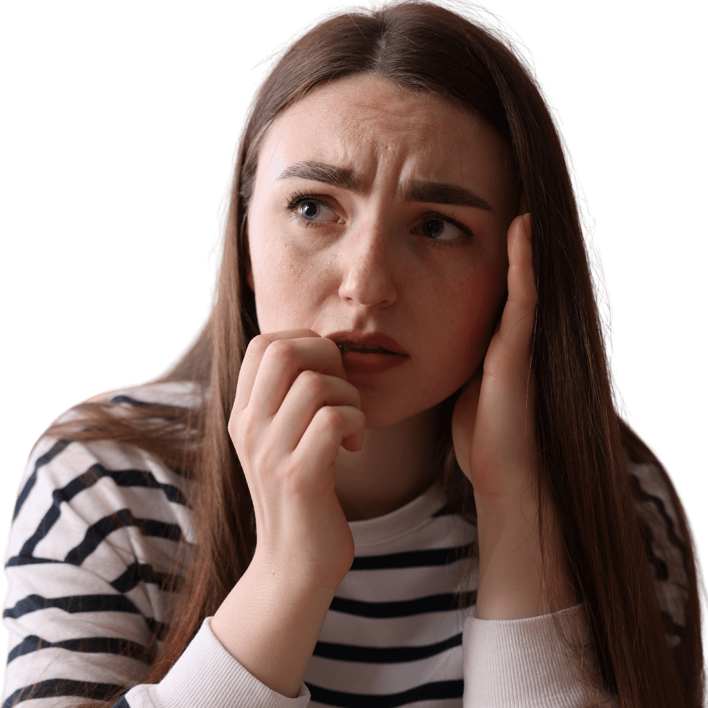 kvinna funderar. adhd vuxen. cevia psykiatri