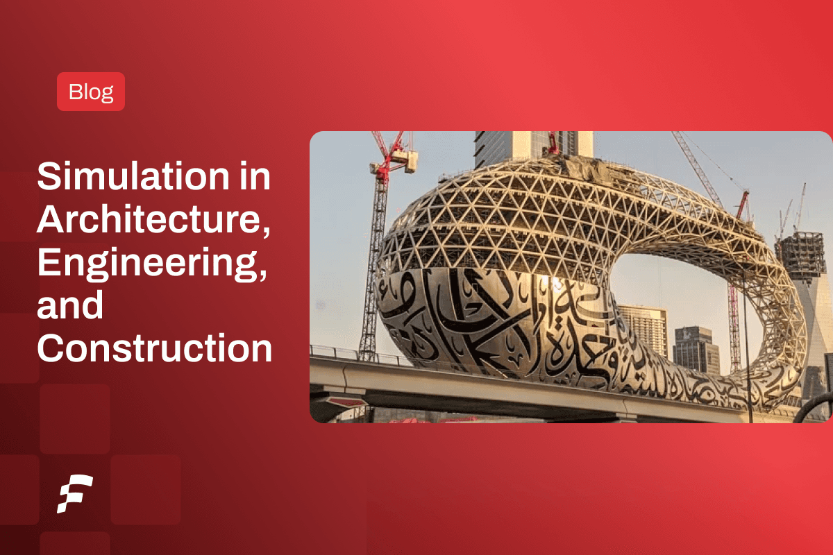 An image showcasing a modern, curved architectural structure under construction.