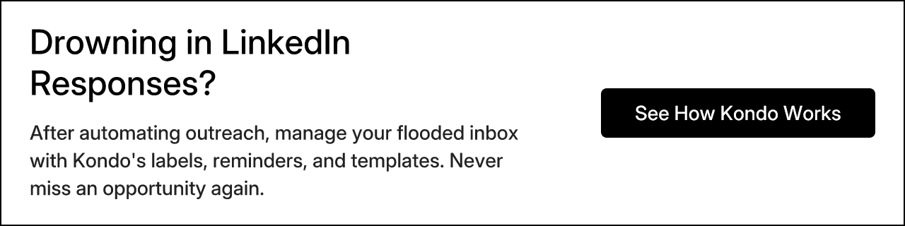 Drowning in LinkedIn Responses?