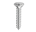 Parafuso Auto Atarraxante Cabeça Panela - Fenda Simples