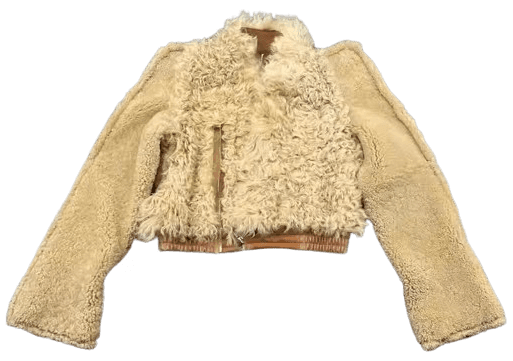 Rick Owens Larry Zionic Shearling Bomber Jacket