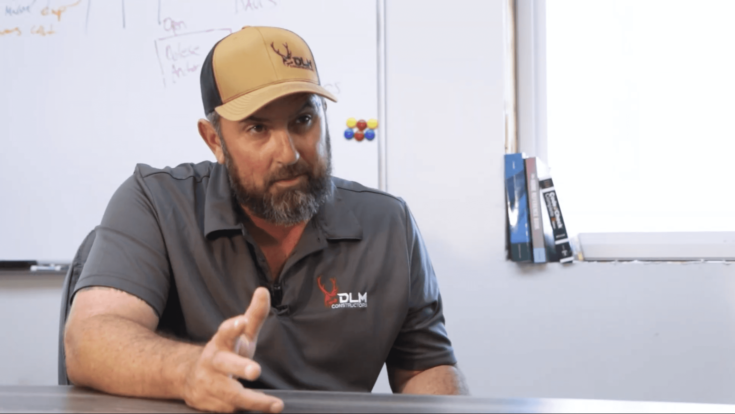 mike butler talking on video