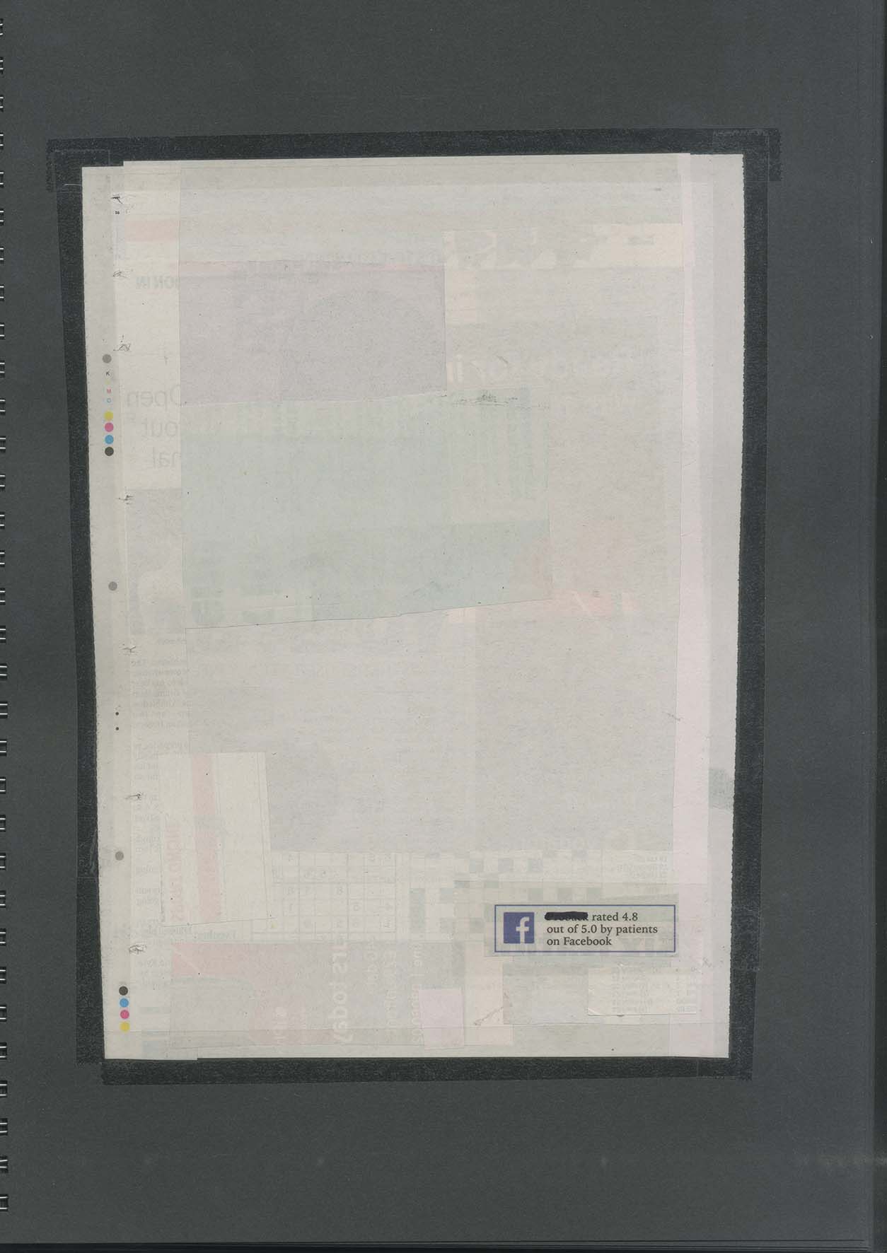 Nicholas Cheveldave artwork collage on paper