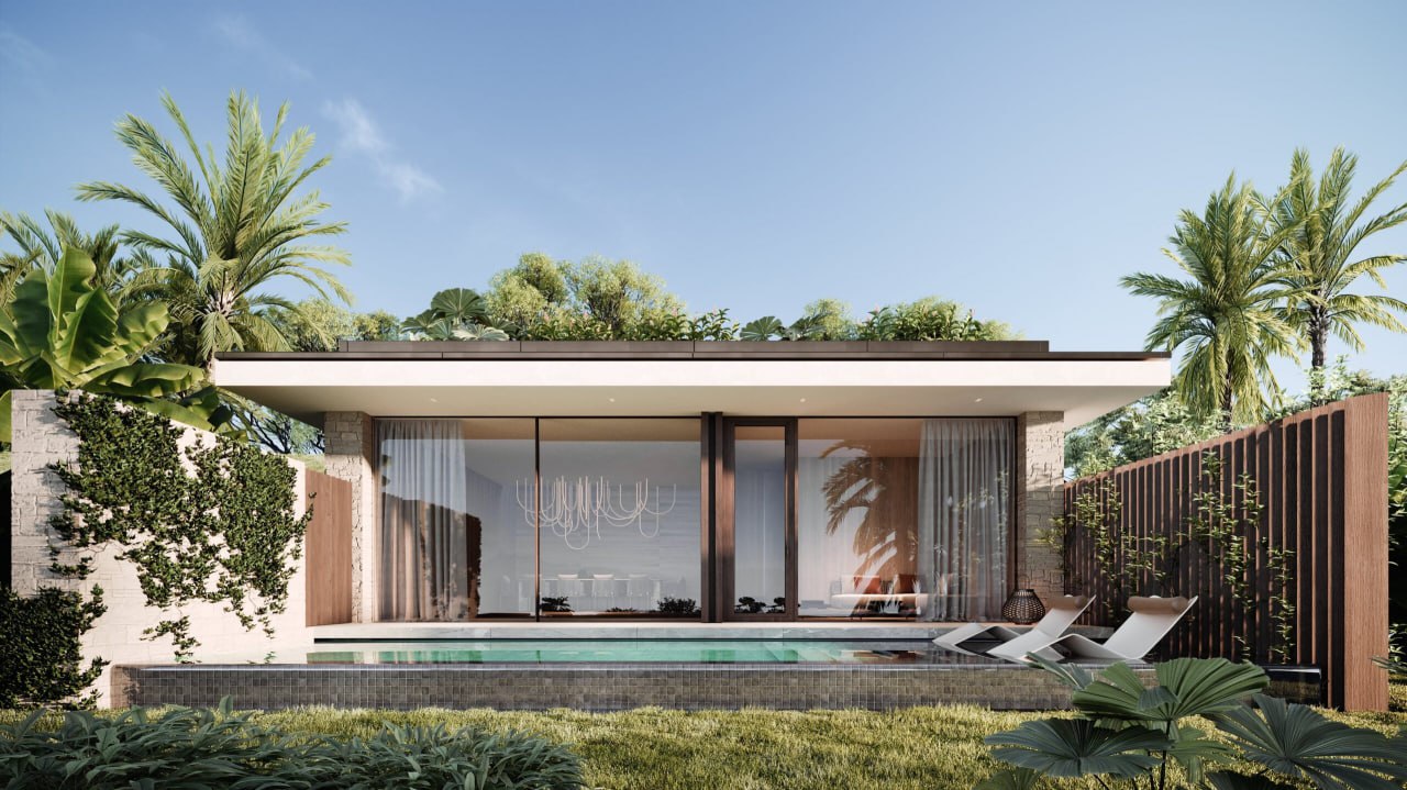 1BR villa with direct ocean view in a premium complex on Nusa Penida