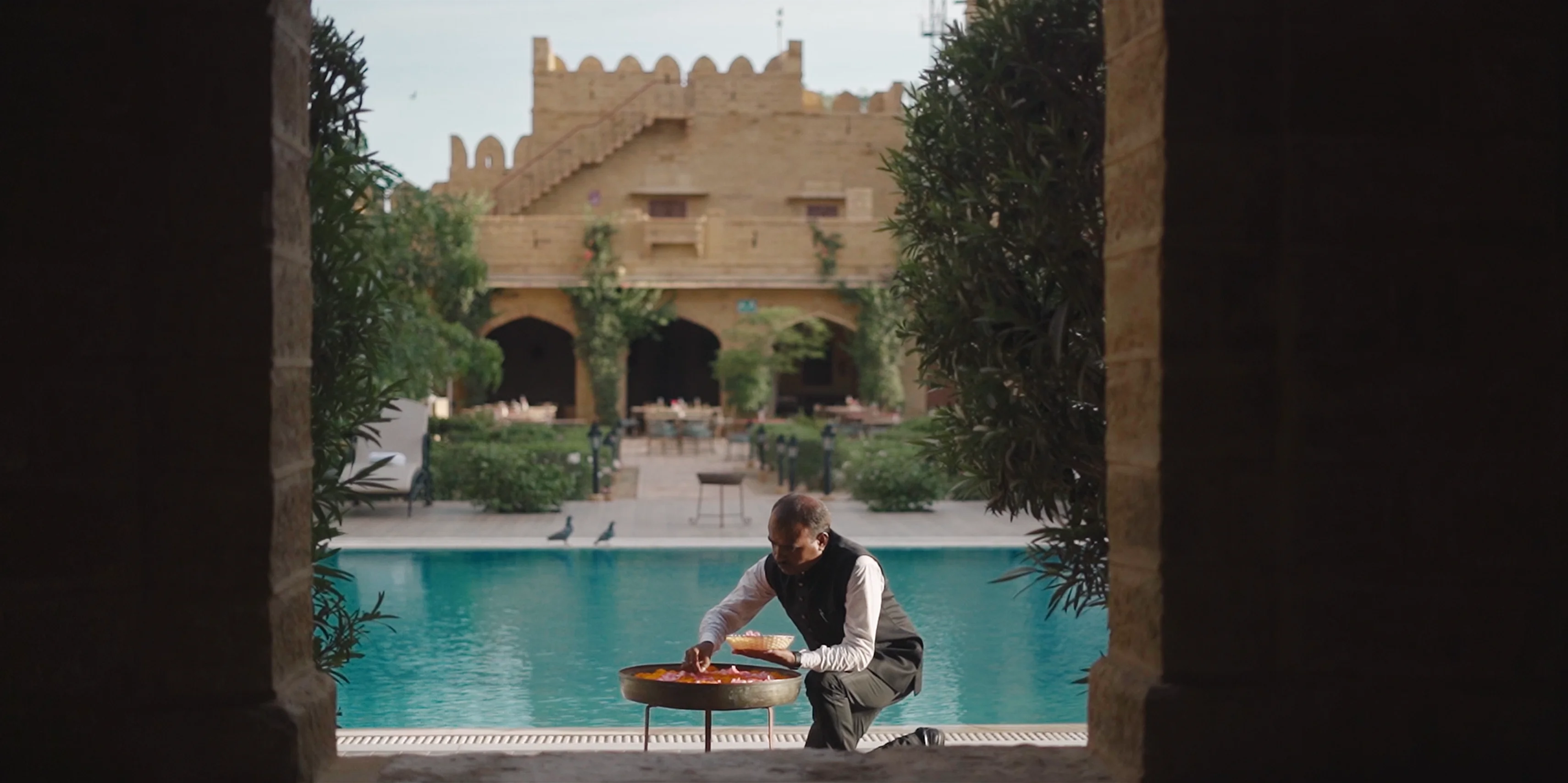 Film still from Mohangarh Fort, Jaisalmer — architecture film by Tushar Rajpurohit