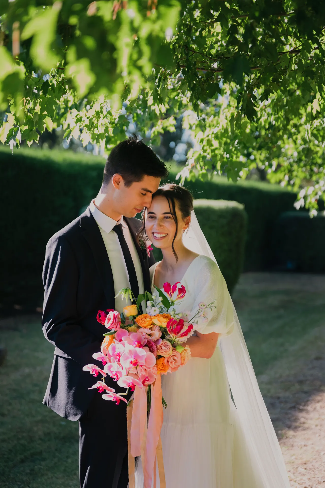 woman in white wedding dress