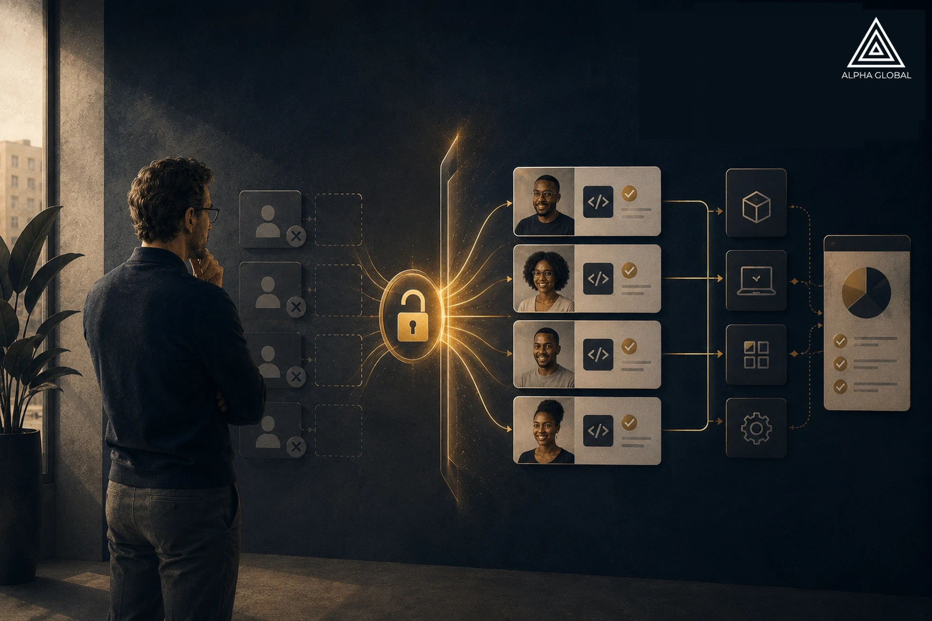 Dutch startup engineering team collaborating with Nigerian developers in a distributed setup