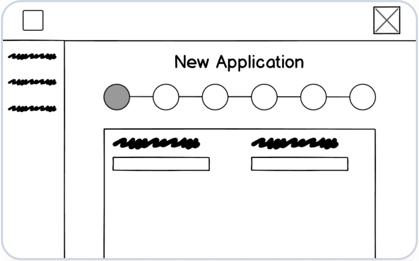 Low fidelity wireframe - Screen 2