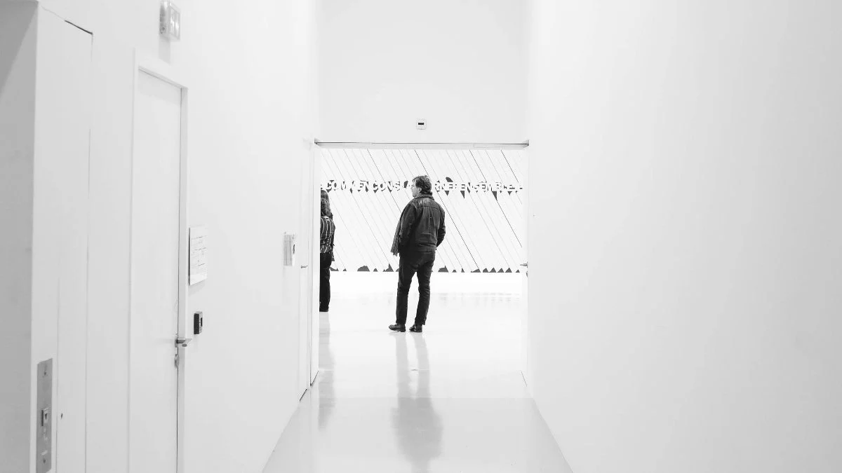 Contemporary conceptual art installation reflecting modern debates around value and meaning