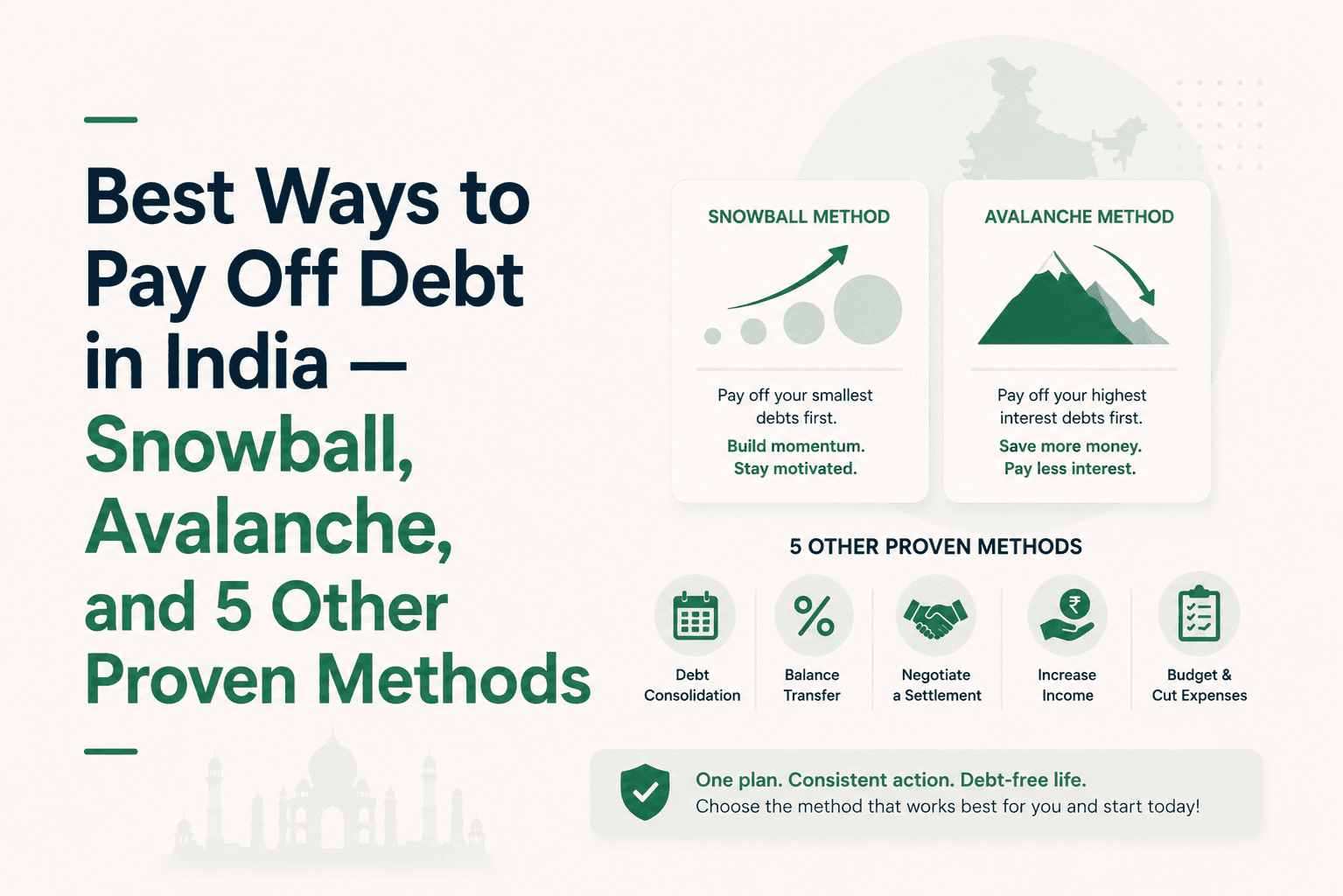 Best Ways to Pay Off Debt in India — Snowball, Avalanche, and 5 Other Proven Methods