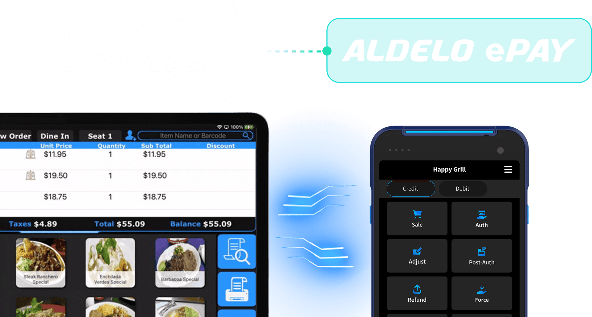 aldelo epay device connection