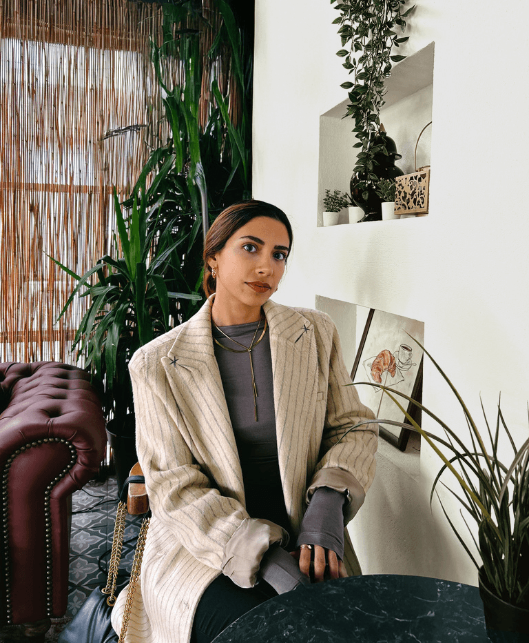 Sevd, founder of Studio Sevd, specializing in refined brand and web design for modern businesses.