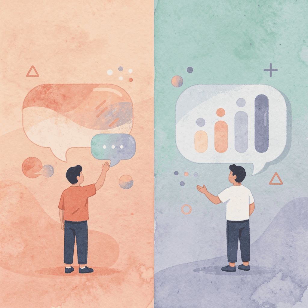 Scene comparing traditional classroom learning versus flexible online learning for kids