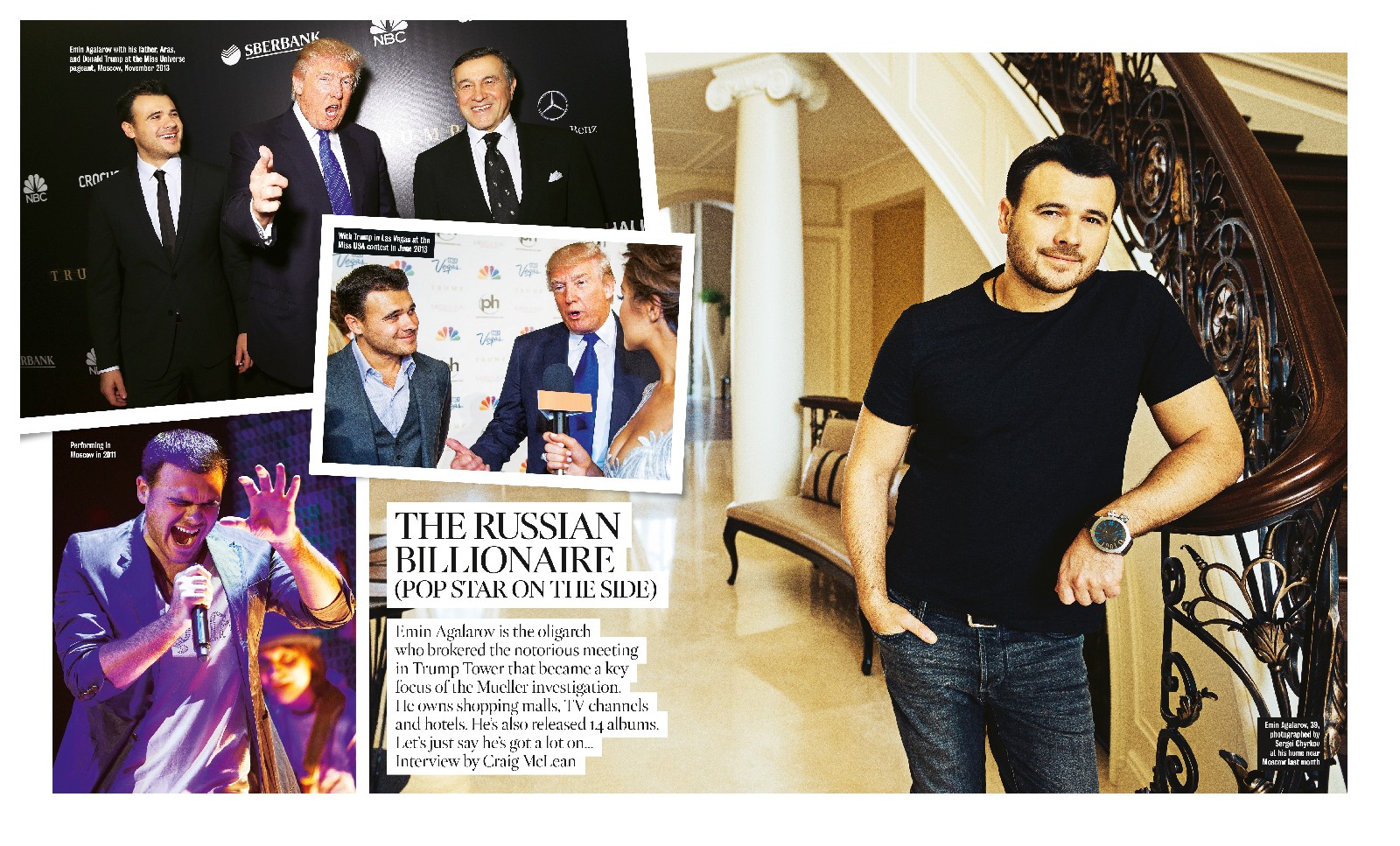 Emin Agalarov by Sergei Chyrkov for The Times Magazines
