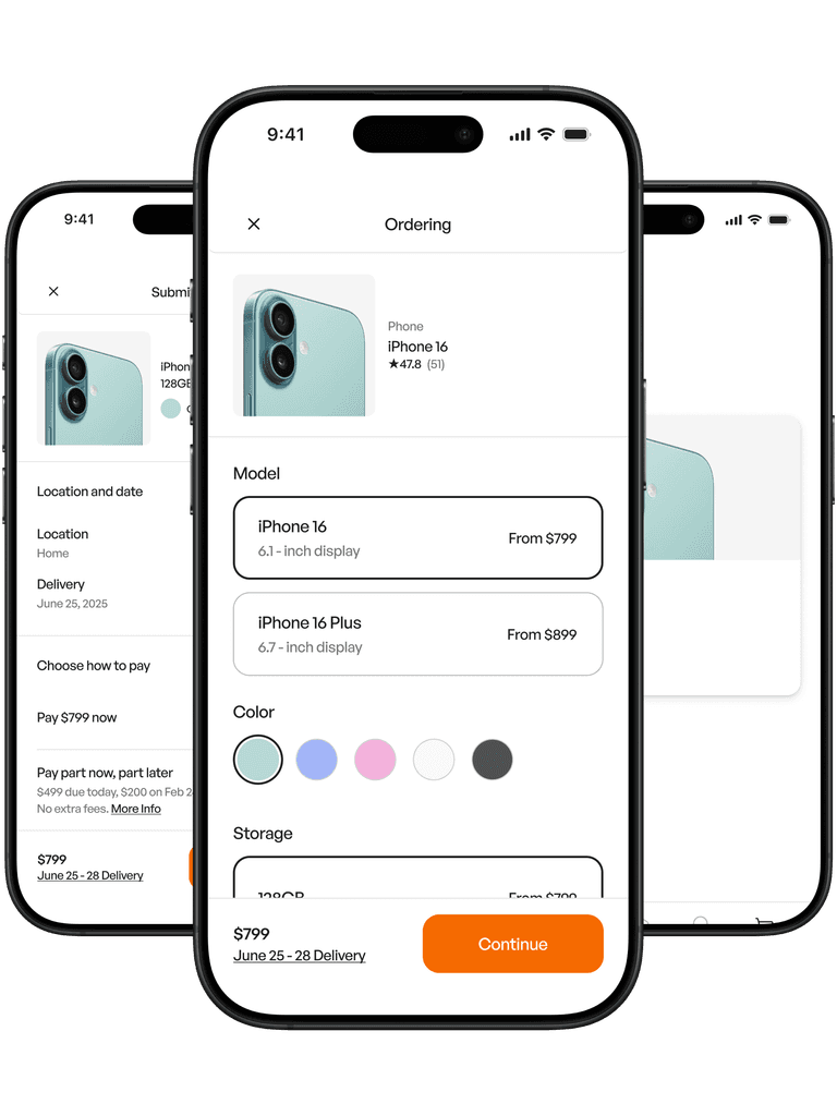 Ecommerce checkout UI