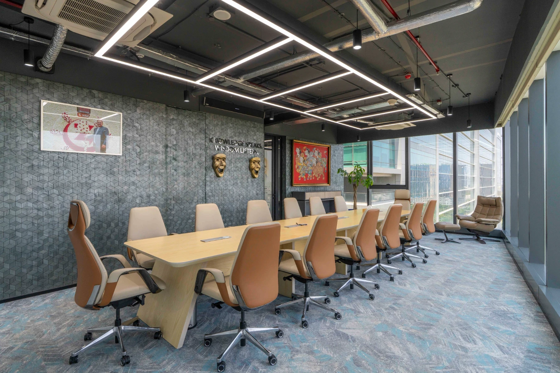 Coworking space cokarma breakout area