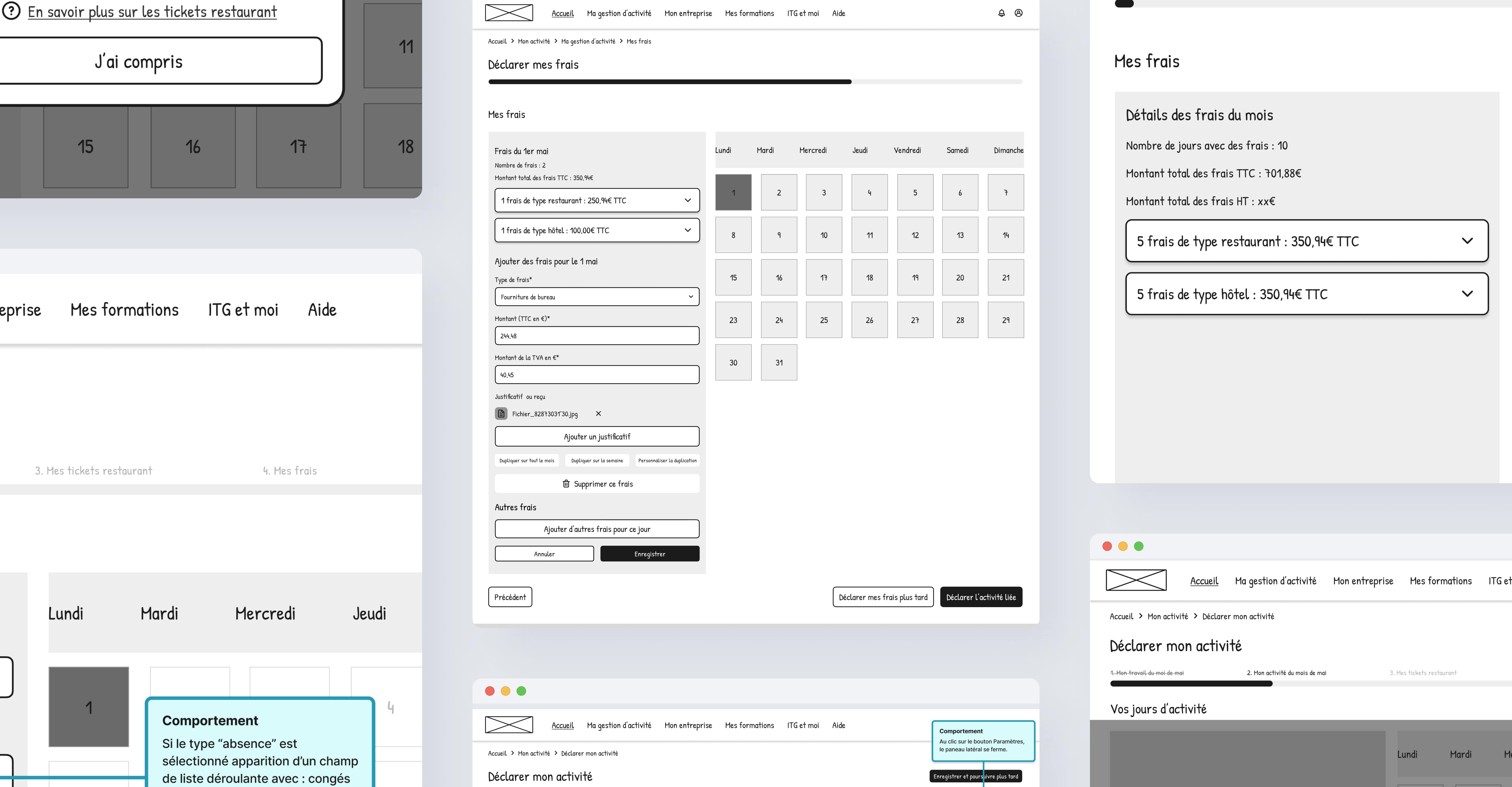 Image d'illustration ds wireframes de Freeland.