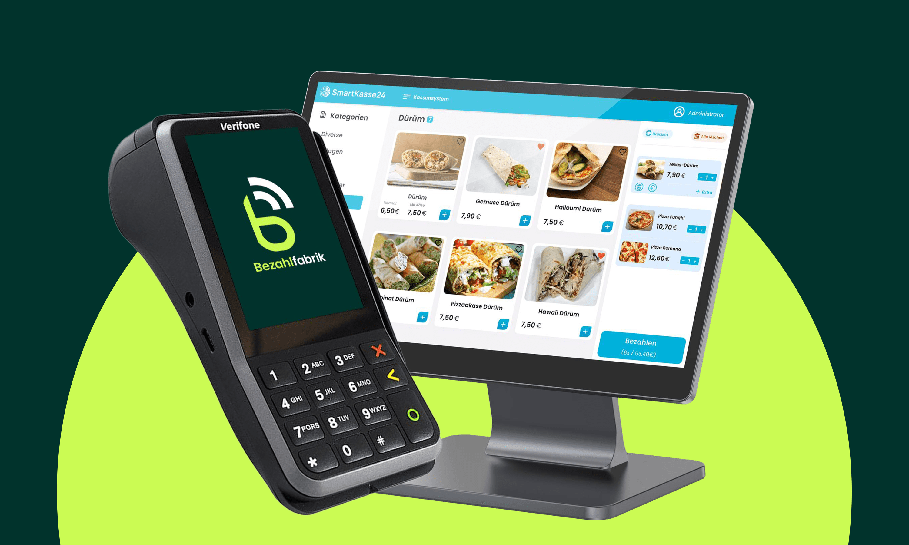 Karteterminals & Kasse