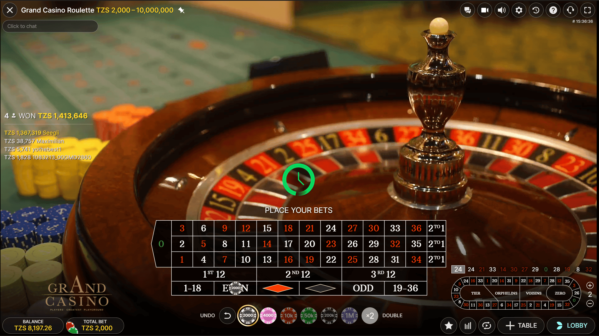 Grand Casino Roulette