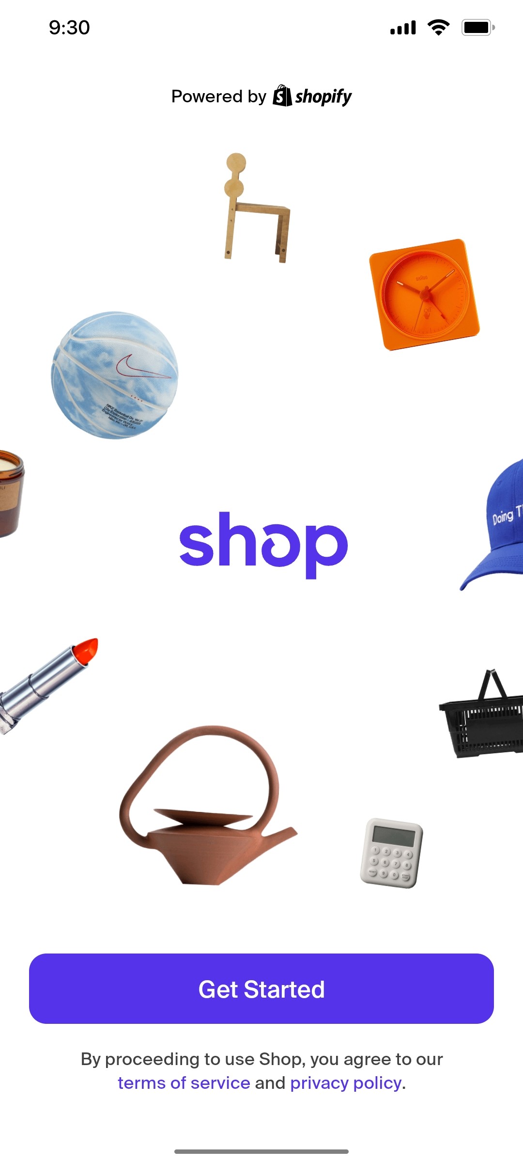 shop app ui