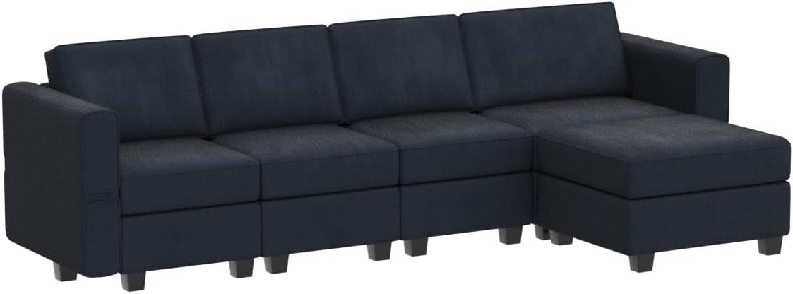 Elegant Belfin sofa with soft upholstery and a sleek silhouette, ideal for creating a cozy and inviting atmosphere.