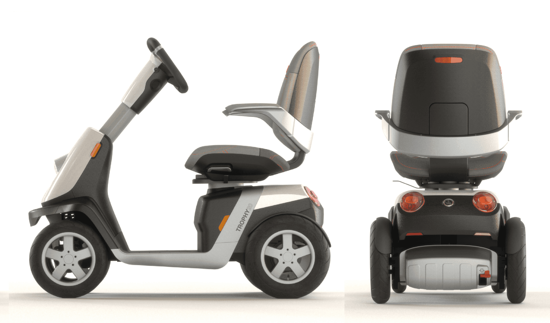 Image of Industrial Design of electric scooter for Handicare