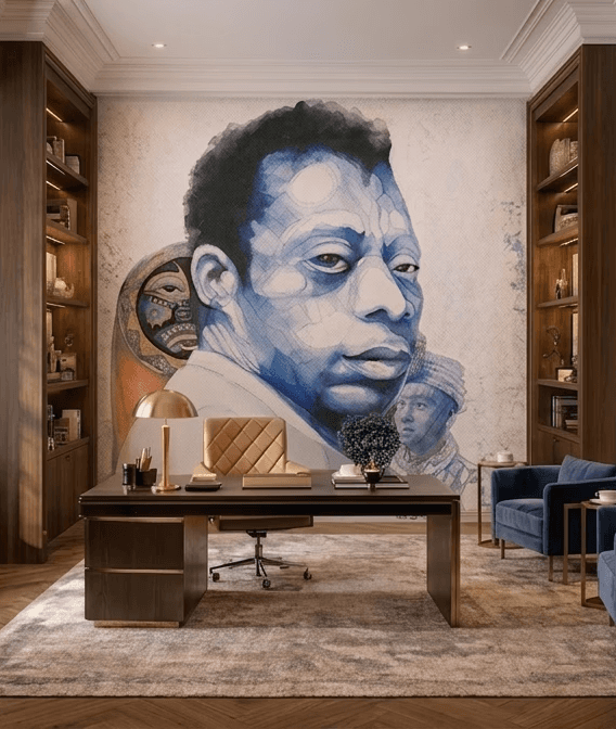 2 wooden green chair