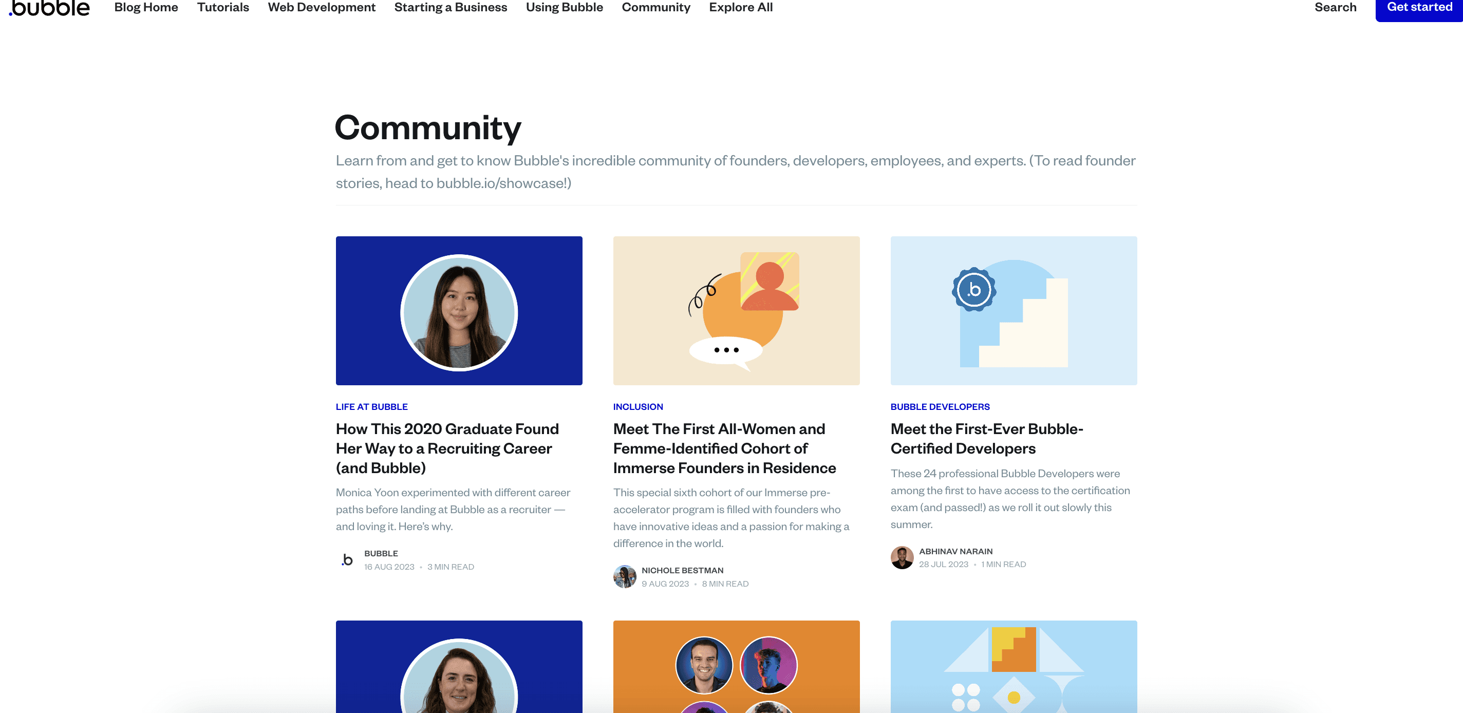 Bubble Community