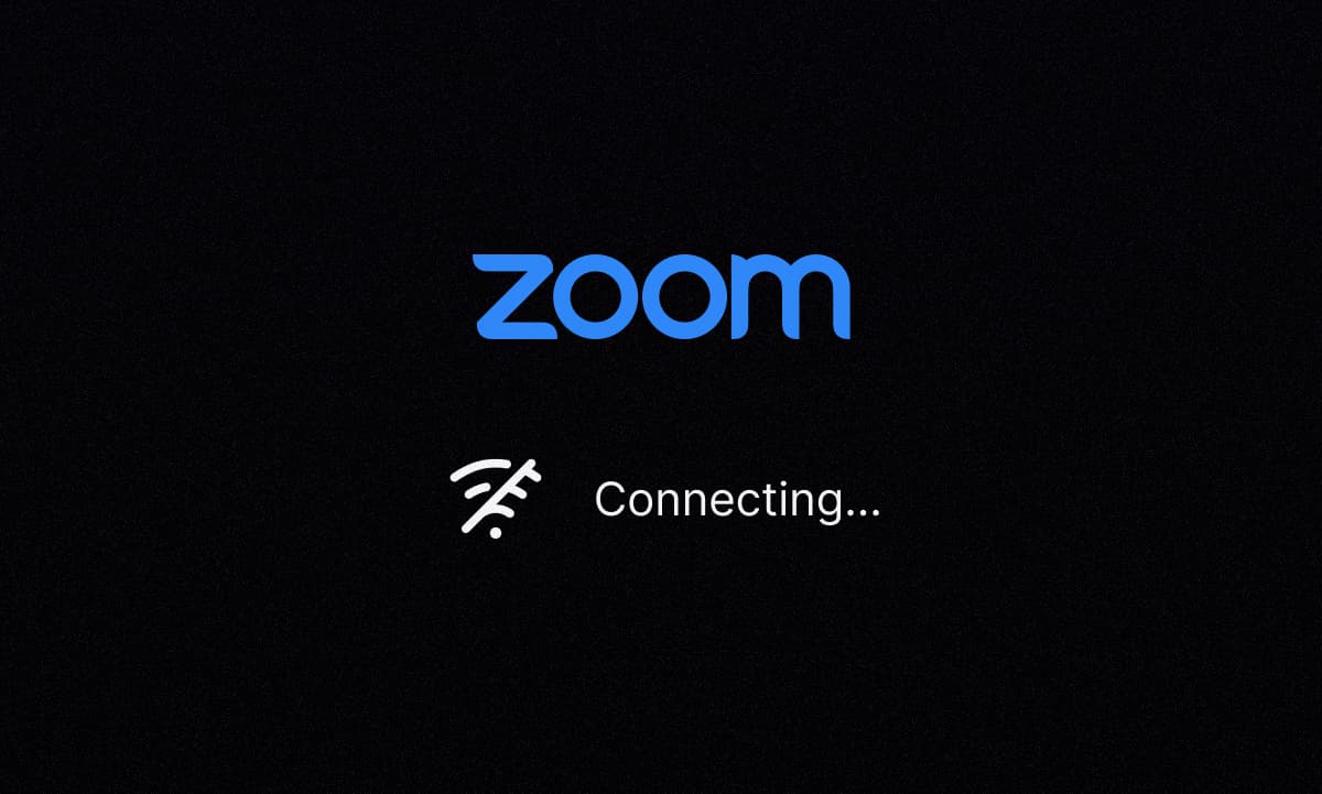 Zoom failed connection