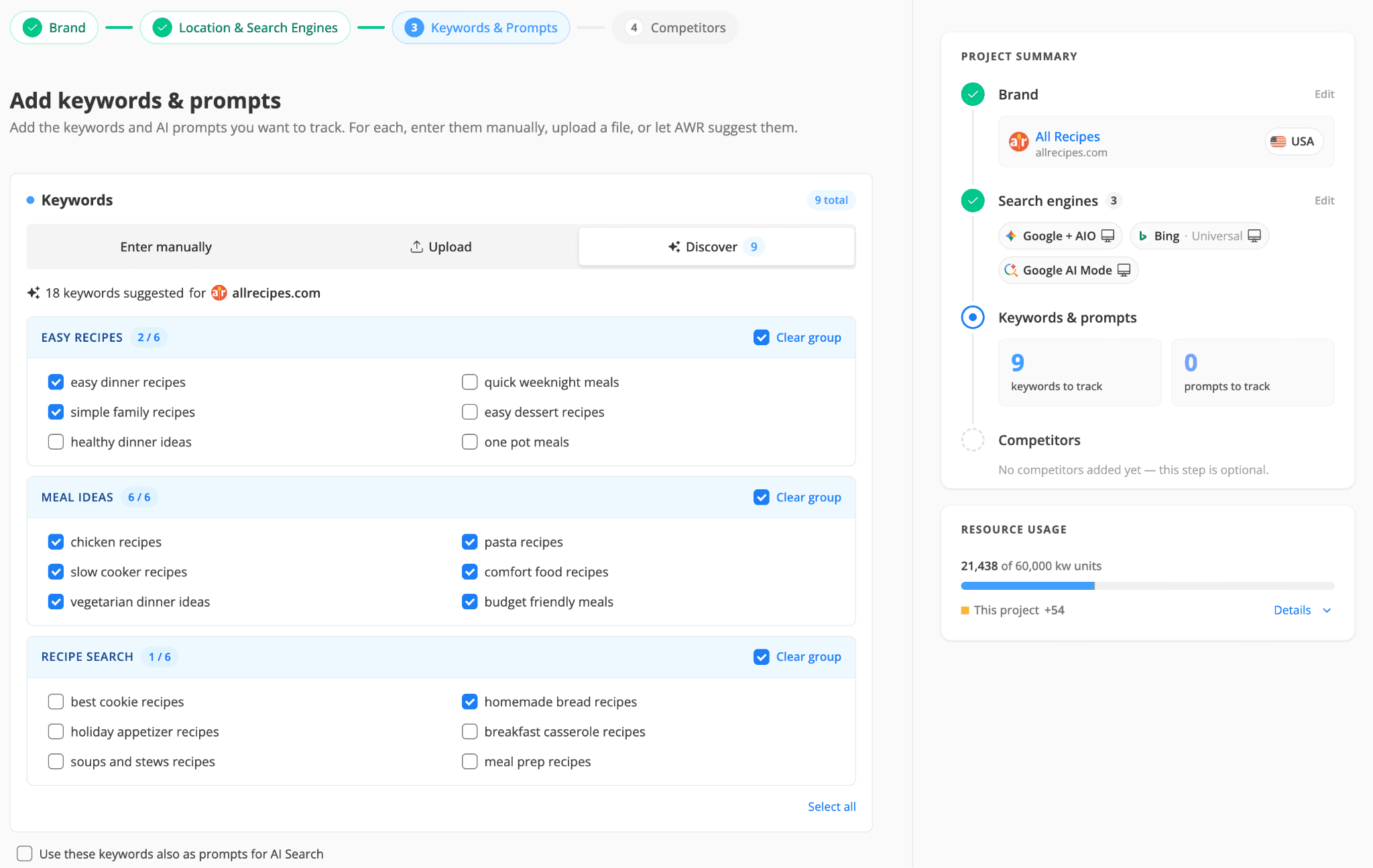 how-to-select-suggested-keywords-and-prompts-in-awr